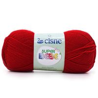 Fio Cisne Super Bebê 100g 3015 - vermelho