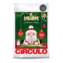 Kit Amigurumi Natal Círculo - Papai Noel Sentado