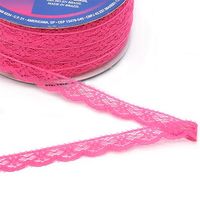 Renda de Nylon Najar 10mm - 50 Metros 66 pink