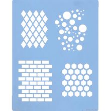 Stencil Arte Fácil 18 x 23 cm - ST-859 Formas Geométricas