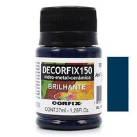 Tinta Decorfix 150 Brilhante 37ml - Metal, Vidro e Cerâmica 324 azul turquesa