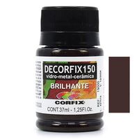 Tinta Decorfix 150 Brilhante 37ml - Metal, Vidro e Cerâmica 358 black grape