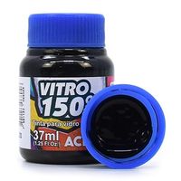 Tinta Vitro 150° Acrilex 37ml 520 - preto