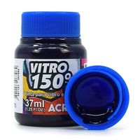 Tinta Vitro 150° Acrilex 37ml 578 - azul intenso