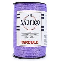 Fio Náutico Círculo 5mm - 500g com 208 Metros -  Cores 2023 6581 lilás