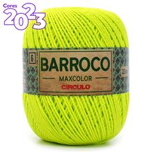 Barbante Barroco MaxColor nº 6 200g - 5583 Verde Limão