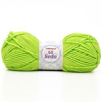 Lã Seda Círculo 100g - Cores 2023 5583 verde limão