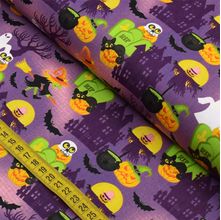 Tecido Estampado para Patchwork - Halloween : RIP (0,50x1,50)