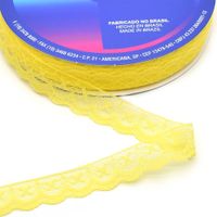 Renda de Nylon Najar 21mm - 50 Metros 09 canário