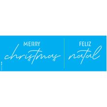 Stencil Opa 10 x 30 cm - Merry Christimas III - 3280