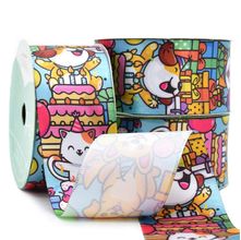 Fita de Cetim Coleção Pets Dia de Festa 38mm com 10 Metros - 638 Aniversário Pets