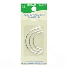 Agulha Curva Corrente - Kit 3 Unidades