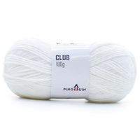 Lã Club Pingouin 100g - Saldão 0002 branco