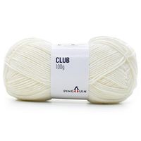 Lã Club Pingouin 100g - Saldão 0004 cru