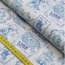 Tecido Estampado para Patchwork - Provençal : Azul (0,50x1,40)