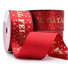 Fita de Cetim Natal Coleção Vintage 38mm com 10 Metros - 279 Feliz Natal