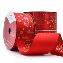 Fita de Cetim Natal Coleção Kids 38mm com 10 Metros - 650 Ginger Vermelho