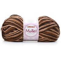 Lã Mollet Mesclado 100g 9601 capuccino