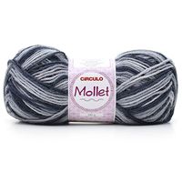 Lã Mollet Mesclado 100g 9199 nublado