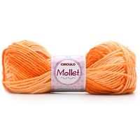 Lã Mollet Mesclado 40g 9059 abóbora