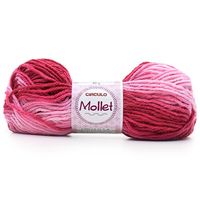 Lã Mollet Mesclado 40g 9427 flor