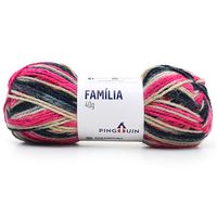 Lã Família 40g - Saldão 7023 - rose red mix