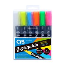 Giz Líquido Neon CIS - 6 Cores
