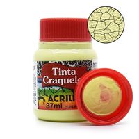 Tinta Craquelex Acrilex 37ml 808 - amarelo bebê