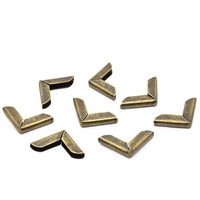 Cantoneira 20 x 20 mm - 8 unid Ouro velho