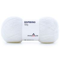 Fio Bambino 100g - Pingouin 0002 branco