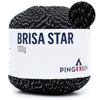 Linha Brisa Star Pingouin 100g 2149 black star