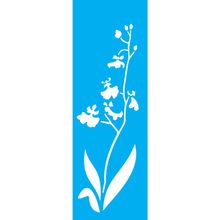 Stencil Opa 10 x 30 cm - Flor Chuva de Ouro - 1718