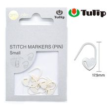 Marcador de Pontos Cadeado Mini Corações Branco Tulip - 7 Unidades