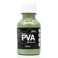 Tinta PVA Metálica 100ml - Gliart 146 verde cana