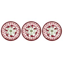 Tecido Estampado para Patchwork - Natal : Sousplat de Pássaros (0,50x1,40)