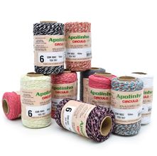 Kit Barbante Apolinho nº 6 100g - 10 Cores Sortidas