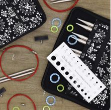 Kit de Agulhas Circulares Intercambiáveis para Tricô 6 Agulhas Grossas Twist Red Lace - ChiaoGoo