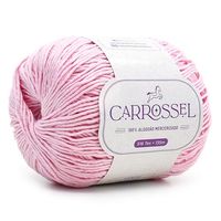 Linha Carrossel para Amigurumi Neo Fios - 135 metros Rosa claro