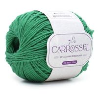 Linha Carrossel para Amigurumi Neo Fios - 135 metros Verde bandeira