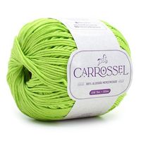 Linha Carrossel para Amigurumi Neo Fios - 135 metros Verde abacate