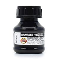 Tinta Nanquim Drawing Ink - Koh-I-Noor  Preto