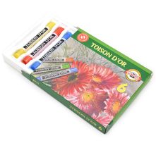 Giz Pastel Seco Toison D´OR 6 Cores - Koh-I-Noor
