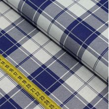 Tecido Estampado para Patchwork - Xadrez Escocês : Marinho (0,50x1,40)