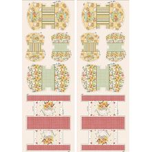 Tecido Estampado para Patchwork - Picnic : Painel Necessarie (0,50x1,40)