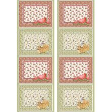 Tecido Estampado para Patchwork - Picnic : Jogo Americano (0,50x1,40)