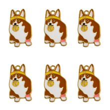 Pingente Coleção Animal : Cachorro - 6 Unidades