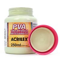 Tinta PVA Fosca para Artesanato 250ml - Acrilex 820 - verde primavera