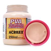 Tinta PVA Fosca para Artesanato 250ml - Acrilex 817 - areia