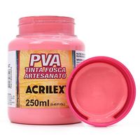 Tinta PVA Fosca para Artesanato 250ml - Acrilex 567 - rosa chá