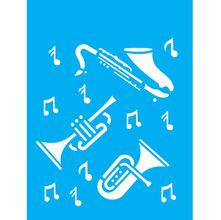 Stencil Opa 15 X 20 cm - Instrumentos Musicais - 426